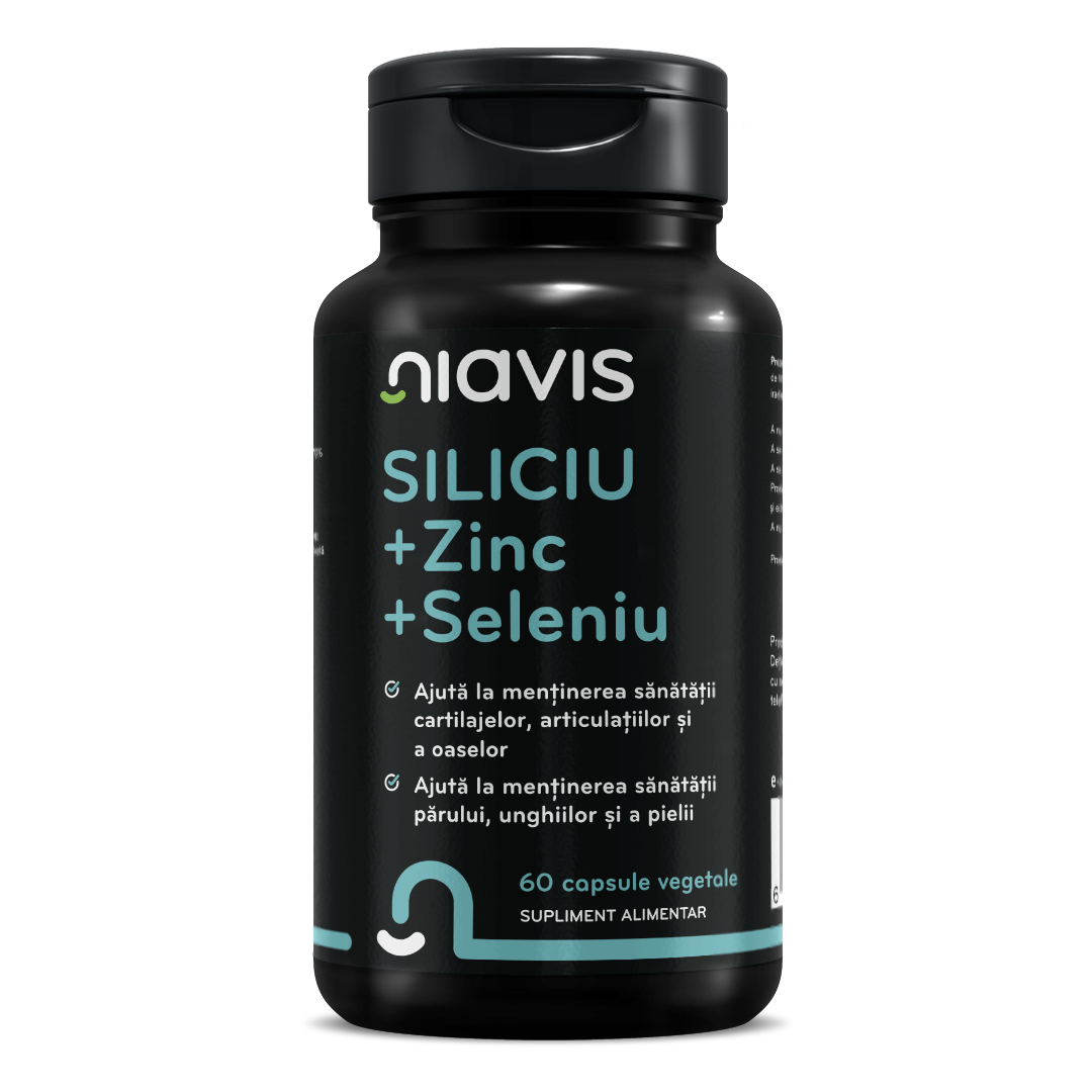 Siliciu + Zinc + Seleniu 60cps – Supliment Natural pentru Imunitate