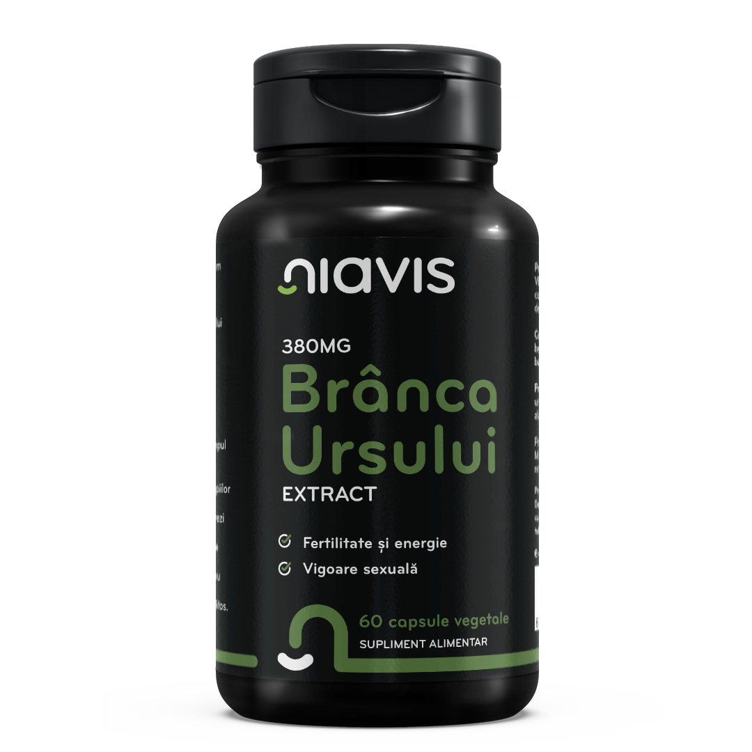 Branca Ursului Extract 380mg 60cps - Supliment Natural pentru Sănătate