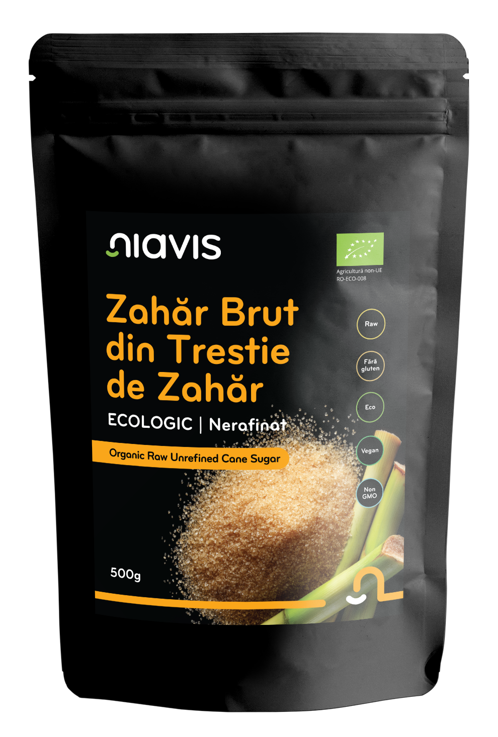 Zahar Brut din Trestie de Zahar Ecologic/BIO 500g