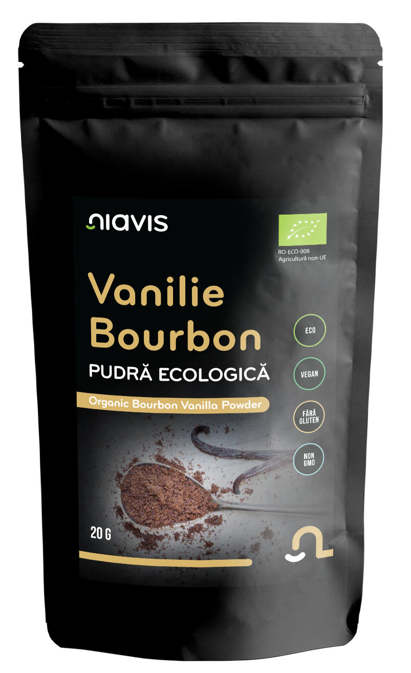 Vanilie de Bourbon Pulbere Ecologica /BIO 20g