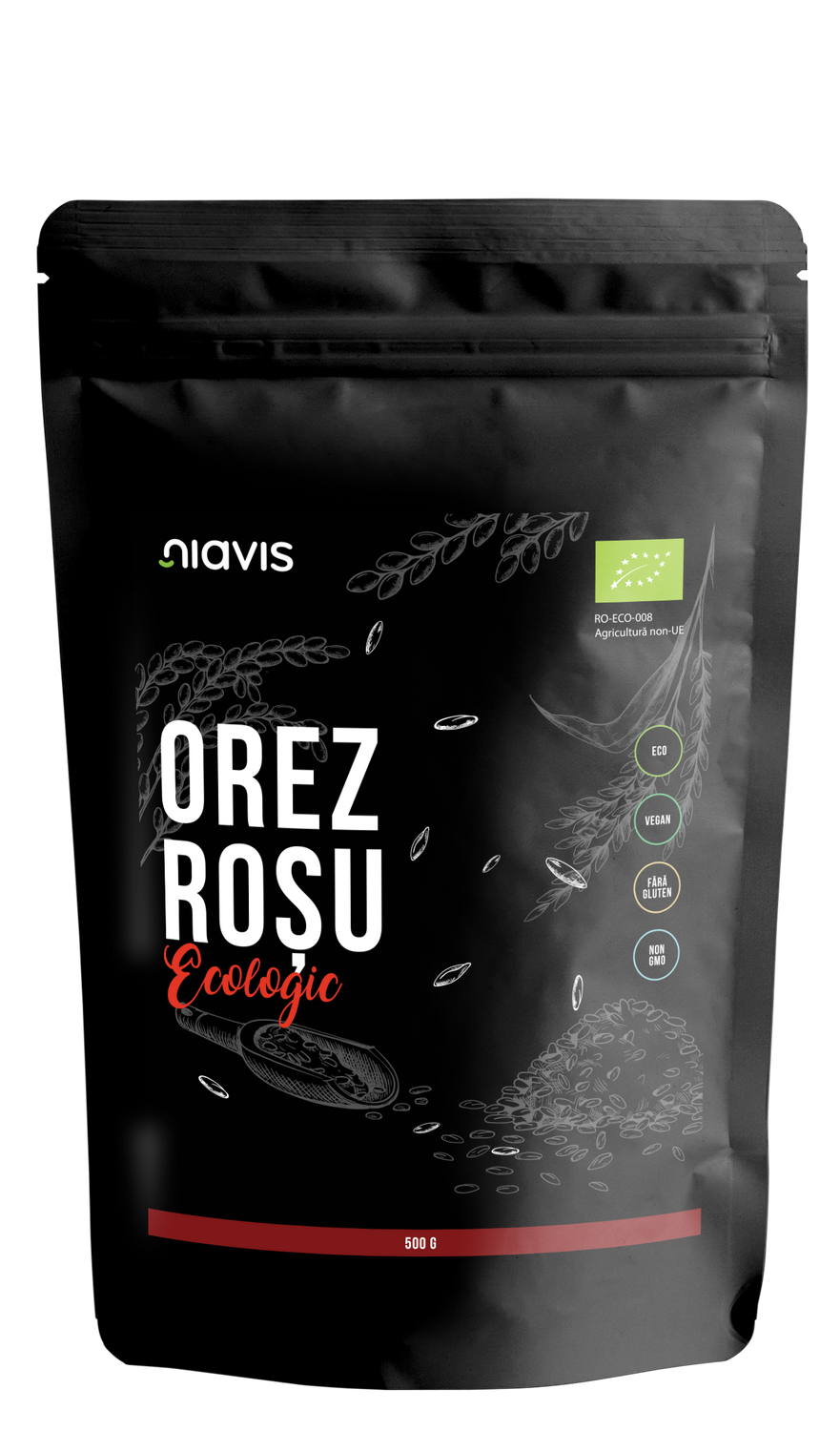 Orez Rosu Ecologic/BIO 500g - Sănătate și Gust Autentic