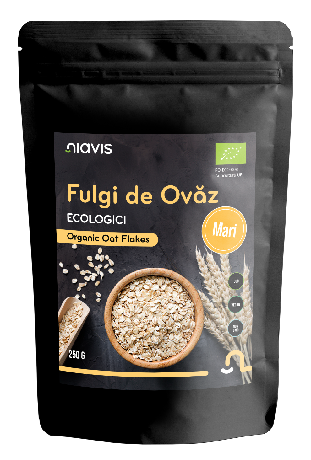 Fulgi de Ovaz Mari  Ecologici/BIO 250g