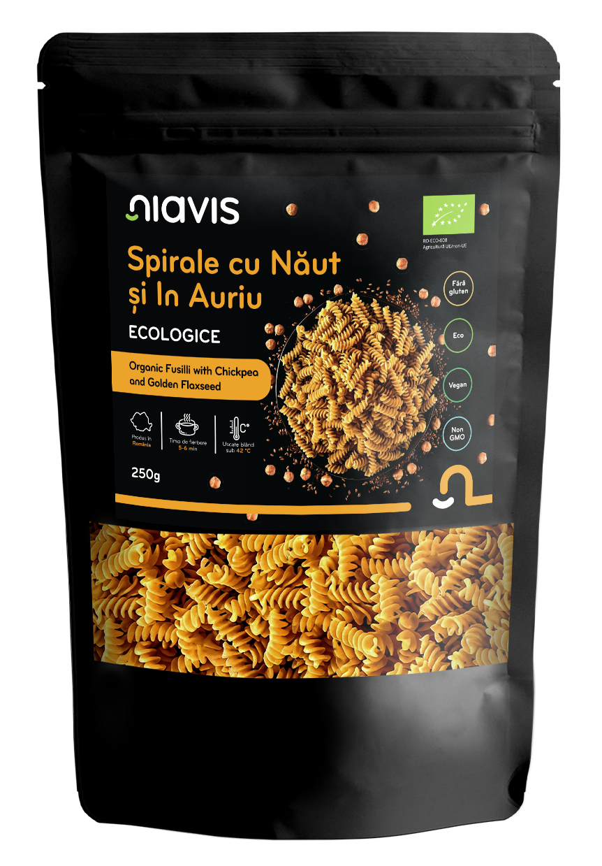 Spirale cu Naut si In Auriu Ecologice 250g