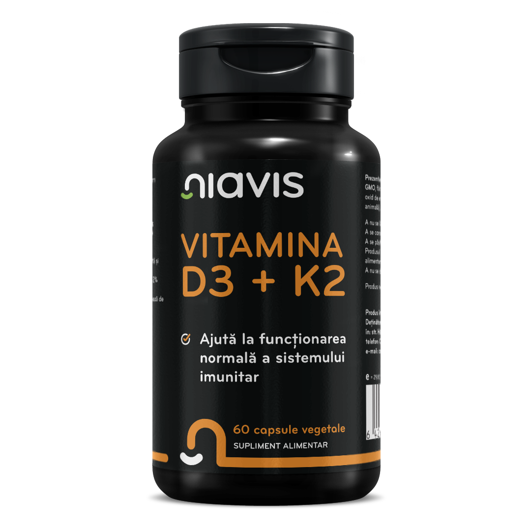 Vitamina D3 + K2 60cps