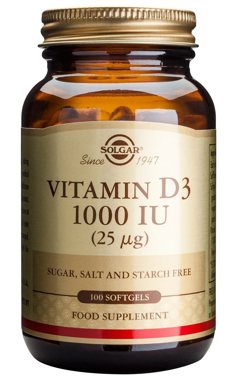 Vitamin D3 1000ui 100 softgels
