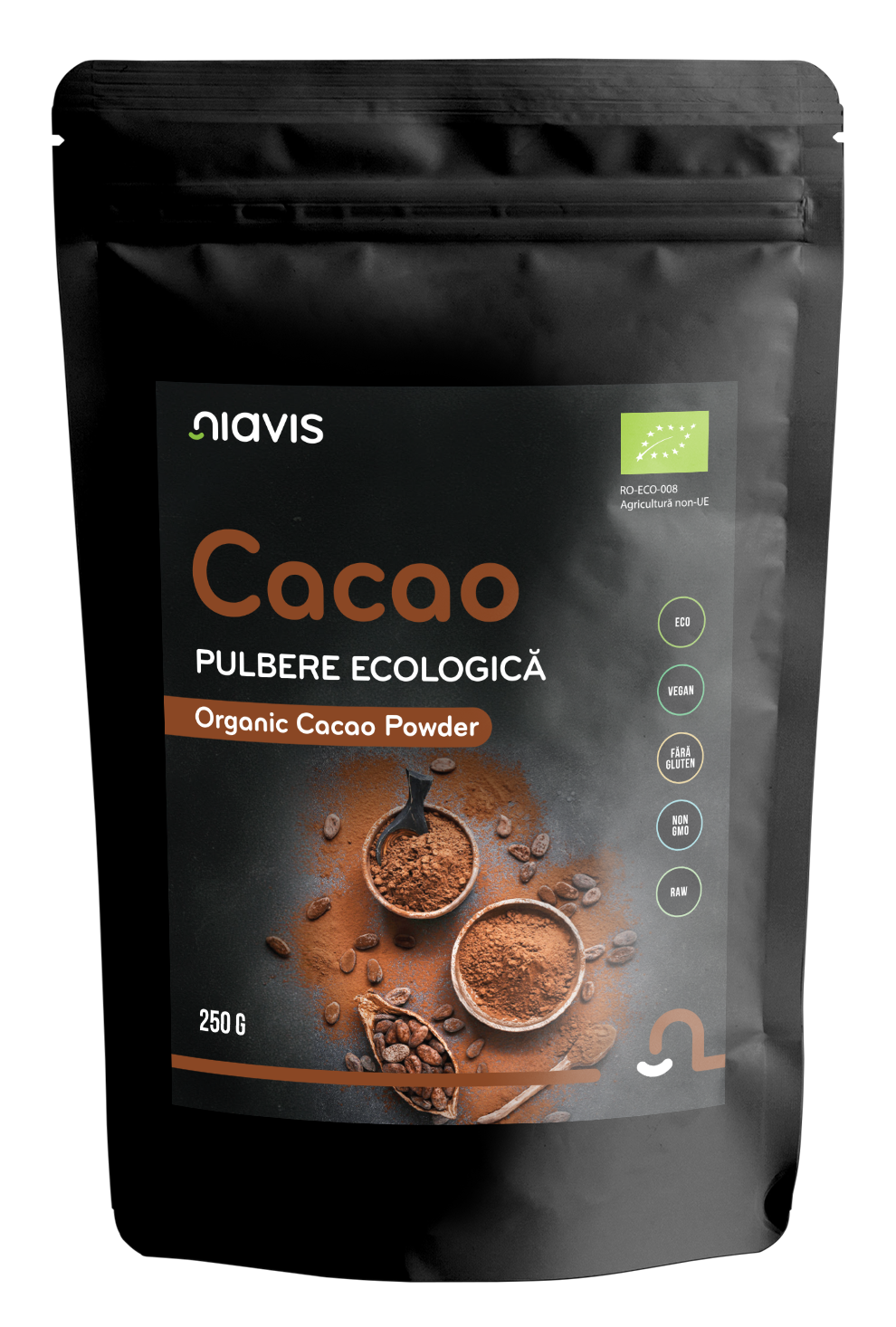 Cacao Pulbere RAW Ecologica/Bio 250g
