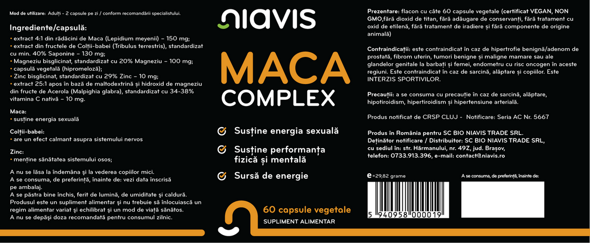 Maca Complex 60 cps