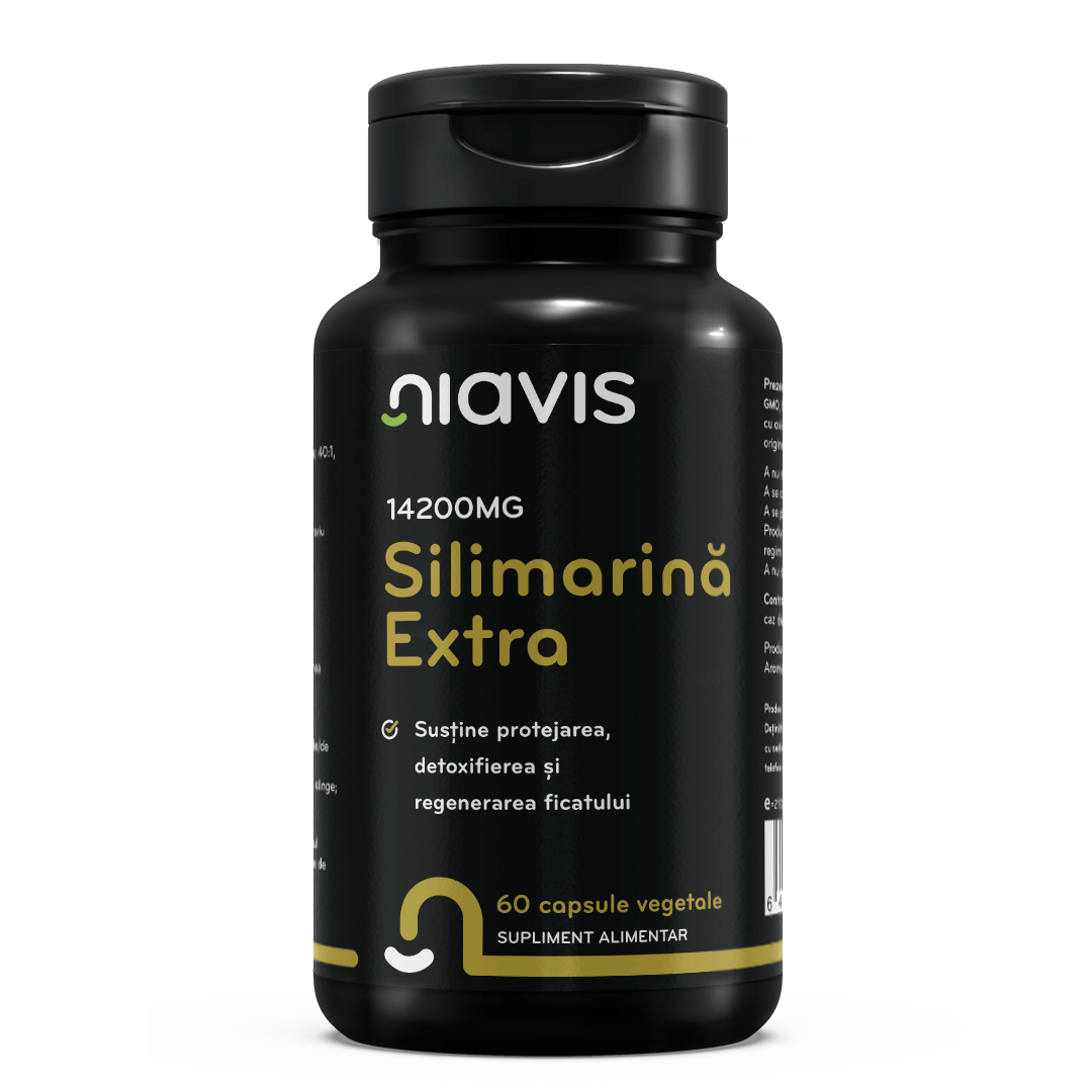 Silimarina Extra 14200 - Supliment Natural pentru Ficat
