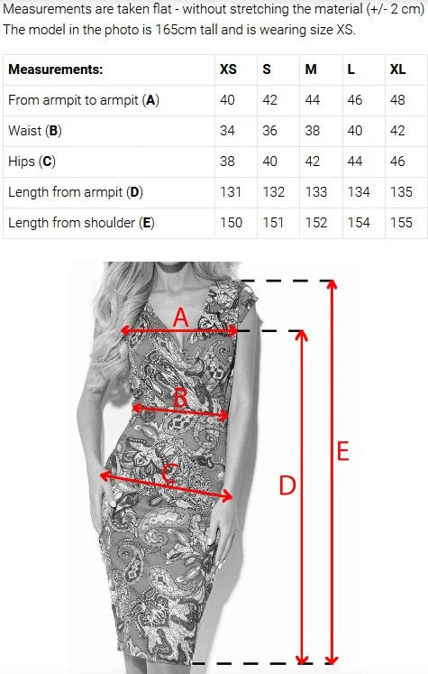 404-15 Rochie lungă elegantă cu decolteu plic și crestătură - verde sticla