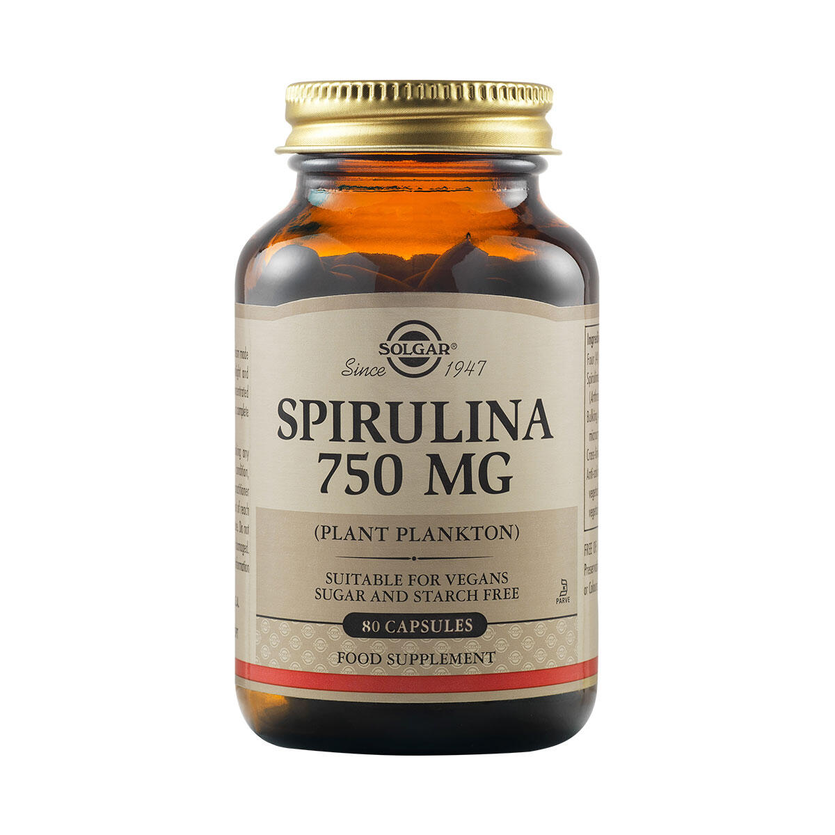 Spirulina 750mg 80caps