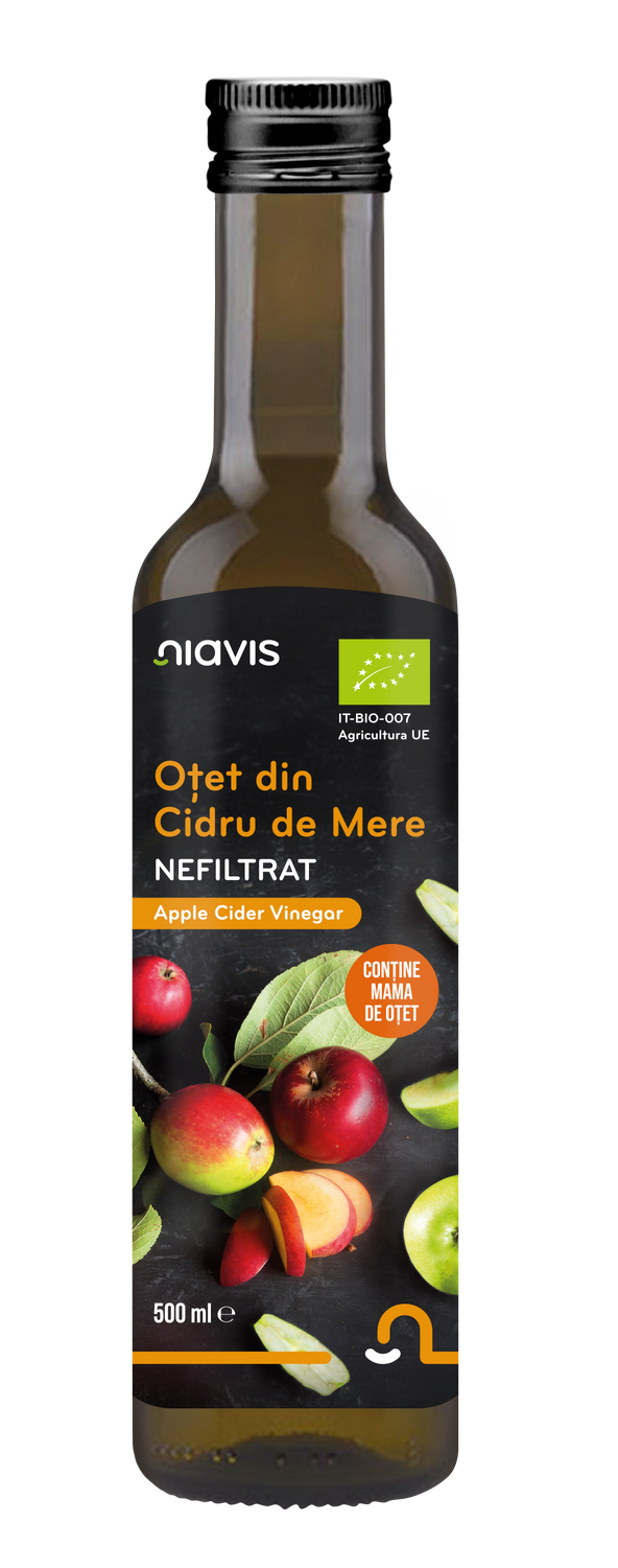 Otet din Cidru de Mere Nefiltrat Ecologic/BIO 500ml