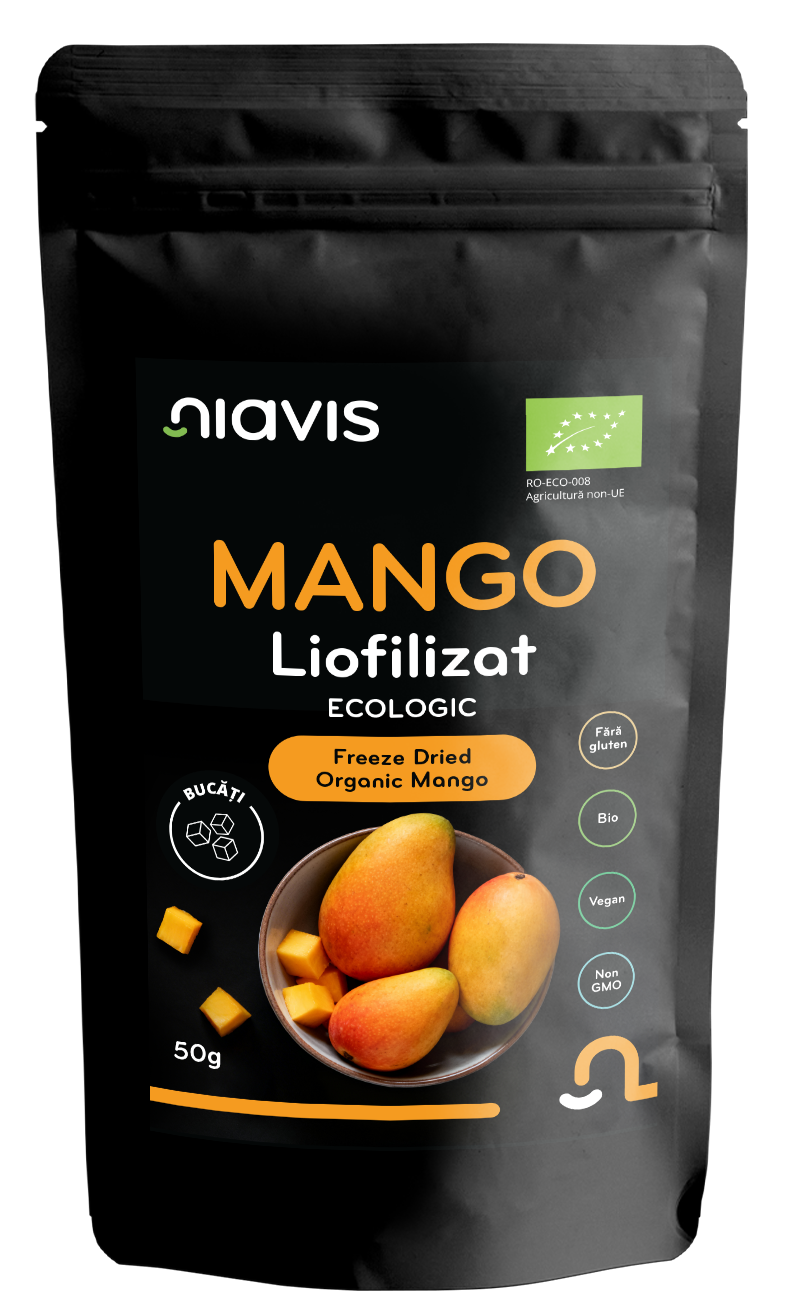 Mango Liofilizat Bucati Ecologic/BIO 50g