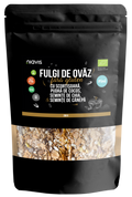 Fulgi de Ovaz Fini Fara Gluten cu Scortisoara, Pudra de Cocos, Chia si Seminte de Canepa Ecologici/Bio 200g