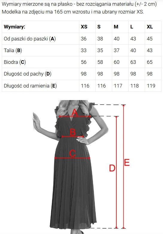675-1 Rochie midi evazată cu decolteu plic și luciu de sclipici - albastru deschis