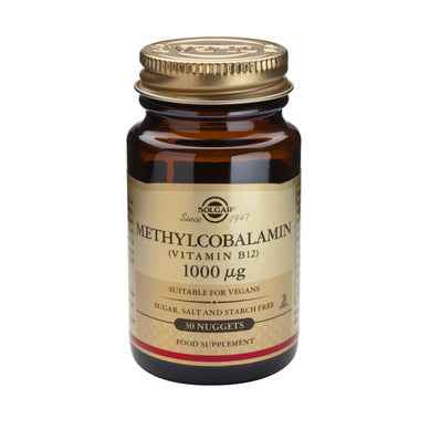 Methylcobalamin (Vitamin B-12) 1000g - 30 tablete pentru Energie și Vitalitate