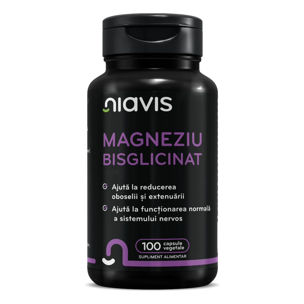 Magneziu Bisglicinat 100 cps