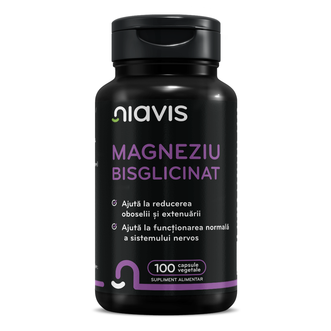 Magneziu Bisglicinat 100 cps