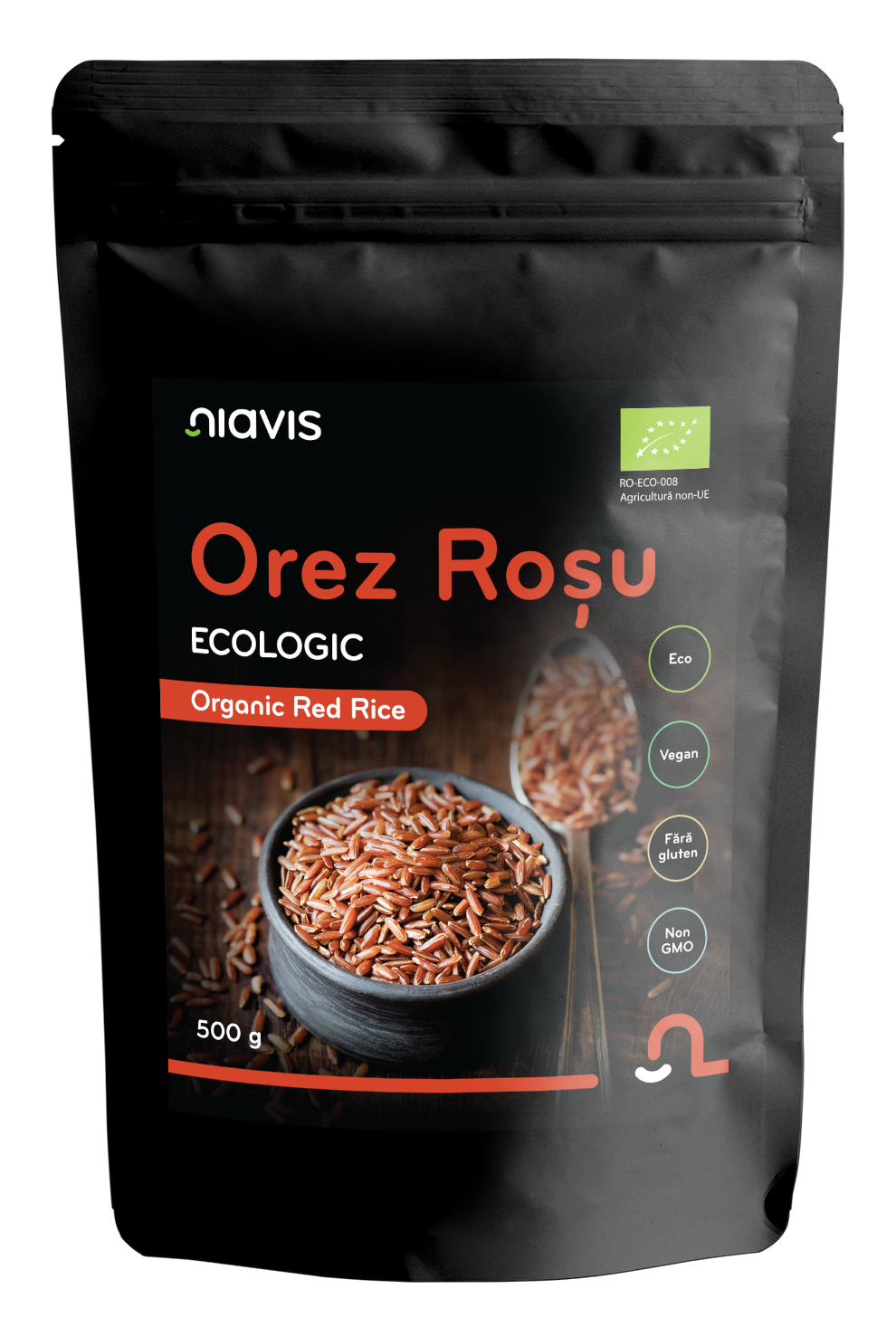 Orez Rosu Ecologic/BIO 500g - Sănătate și Gust Autentic