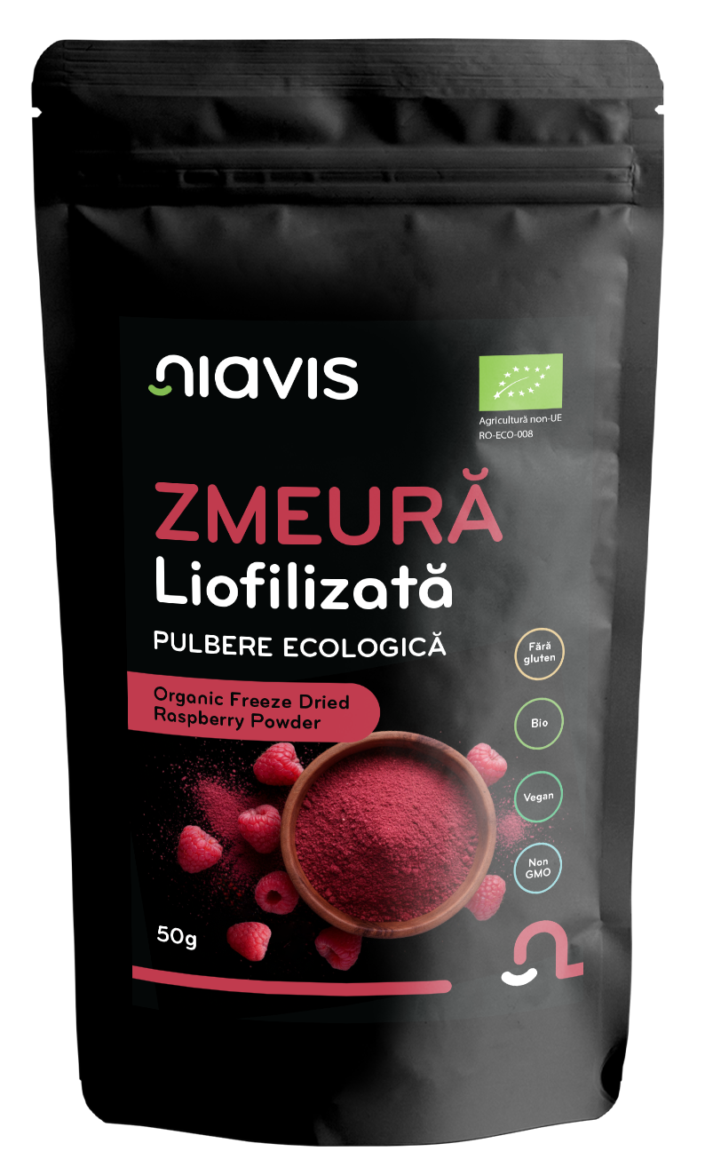 Zmeura Liofilizata Pulbere Ecologica/BIO 50g