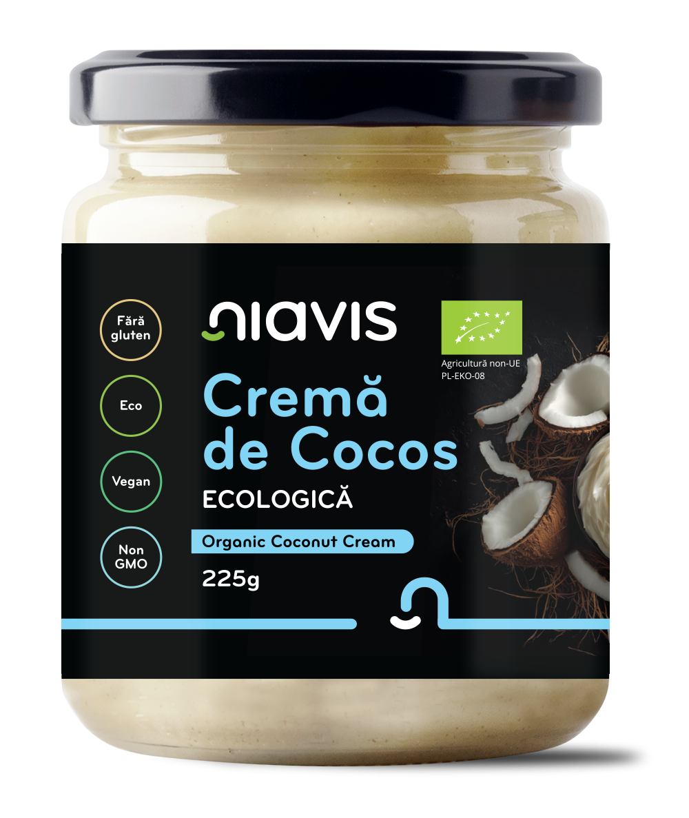 Crema de Cocos Ecologica 225g - deliciul natural pentru sănătatea ta