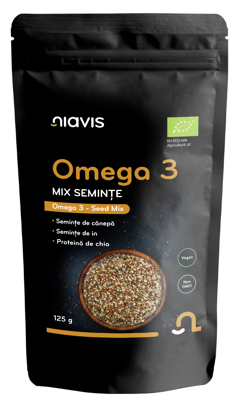 Omega 3 - Mix Seminte Ecologice/BIO 125g