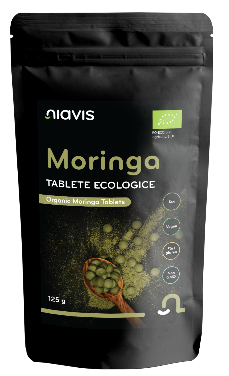Moringa Tablete Ecologice/BIO 125g