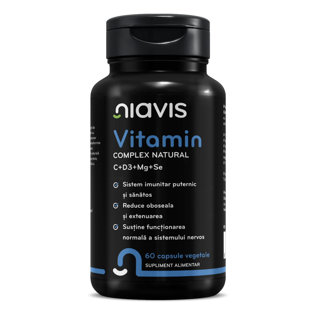 Vitamin Complex Natural C+D3+Mg+Se - Supliment Esențial pentru Sănătate
