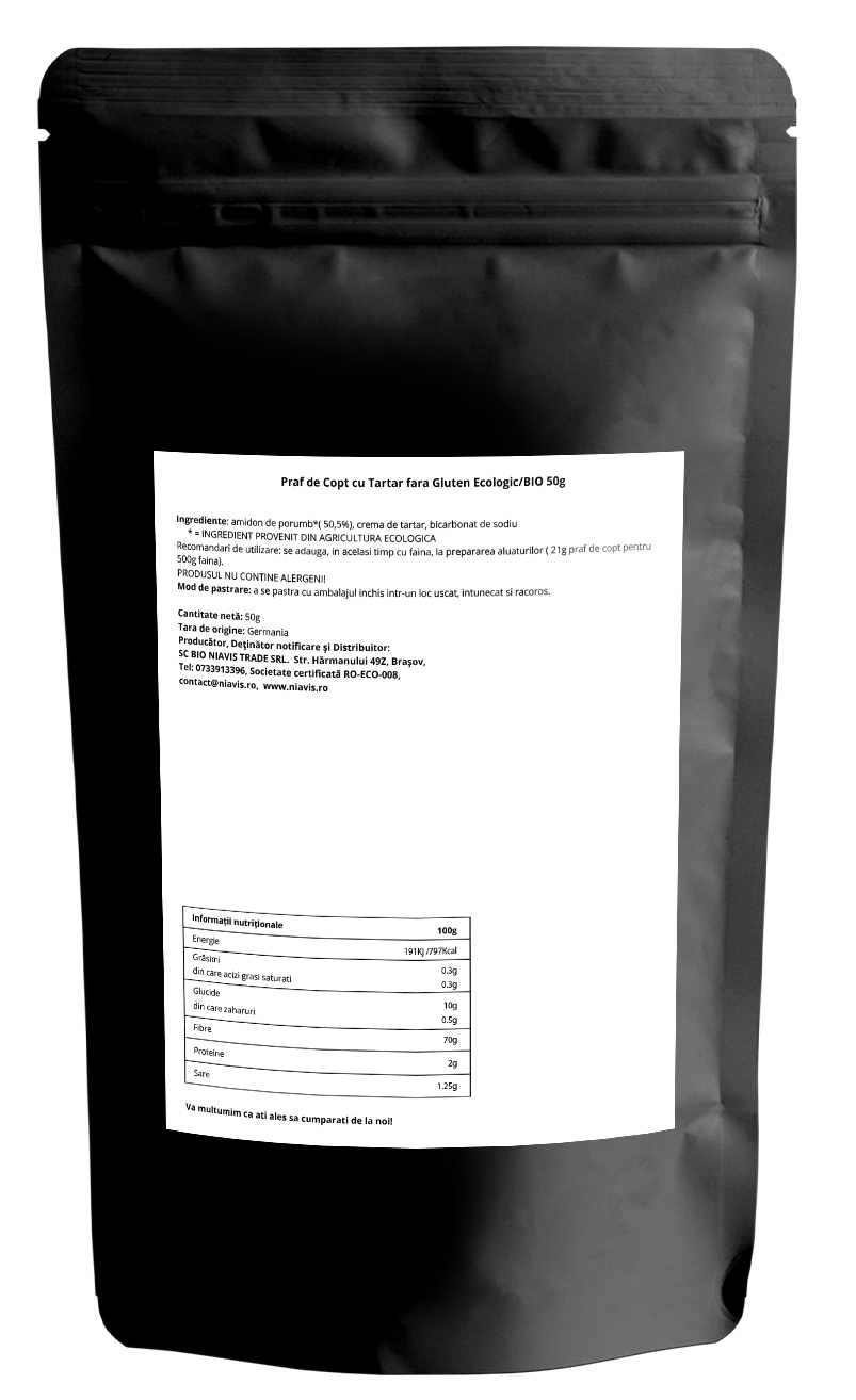 Praf de Copt fara Gluten Ecologic/BIO 50g