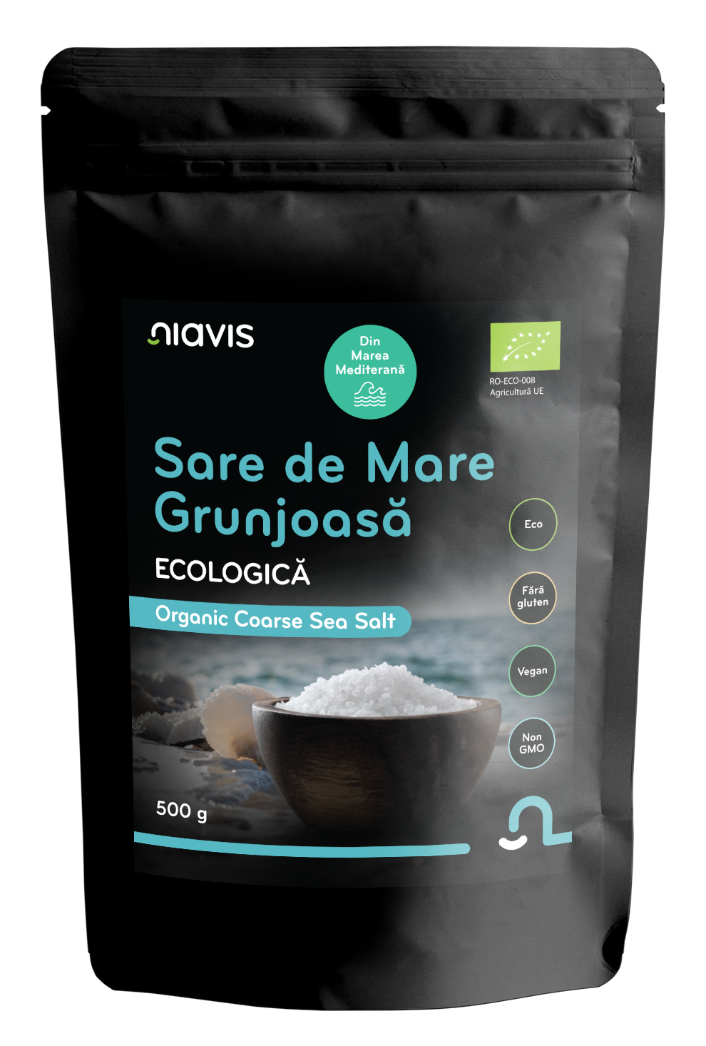 Sare de Mare Grunjoasa Ecologica/BIO 500g