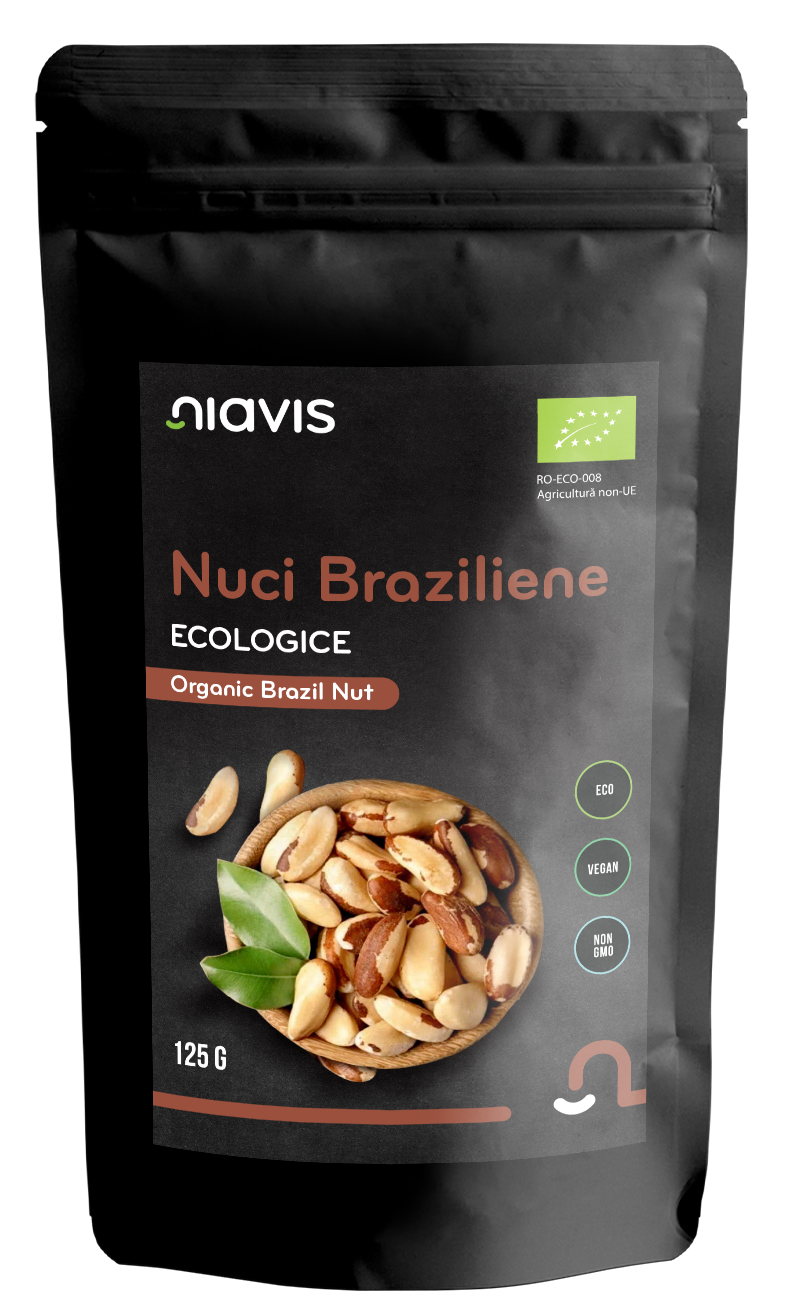 Nuci Braziliene Ecologice/BIO 125g - Un Deliciu Sănătos