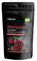 Merisoare Ecologice/BIO Indulcite cu Suc de Mere 125g