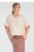Short sleeve sweater Figl