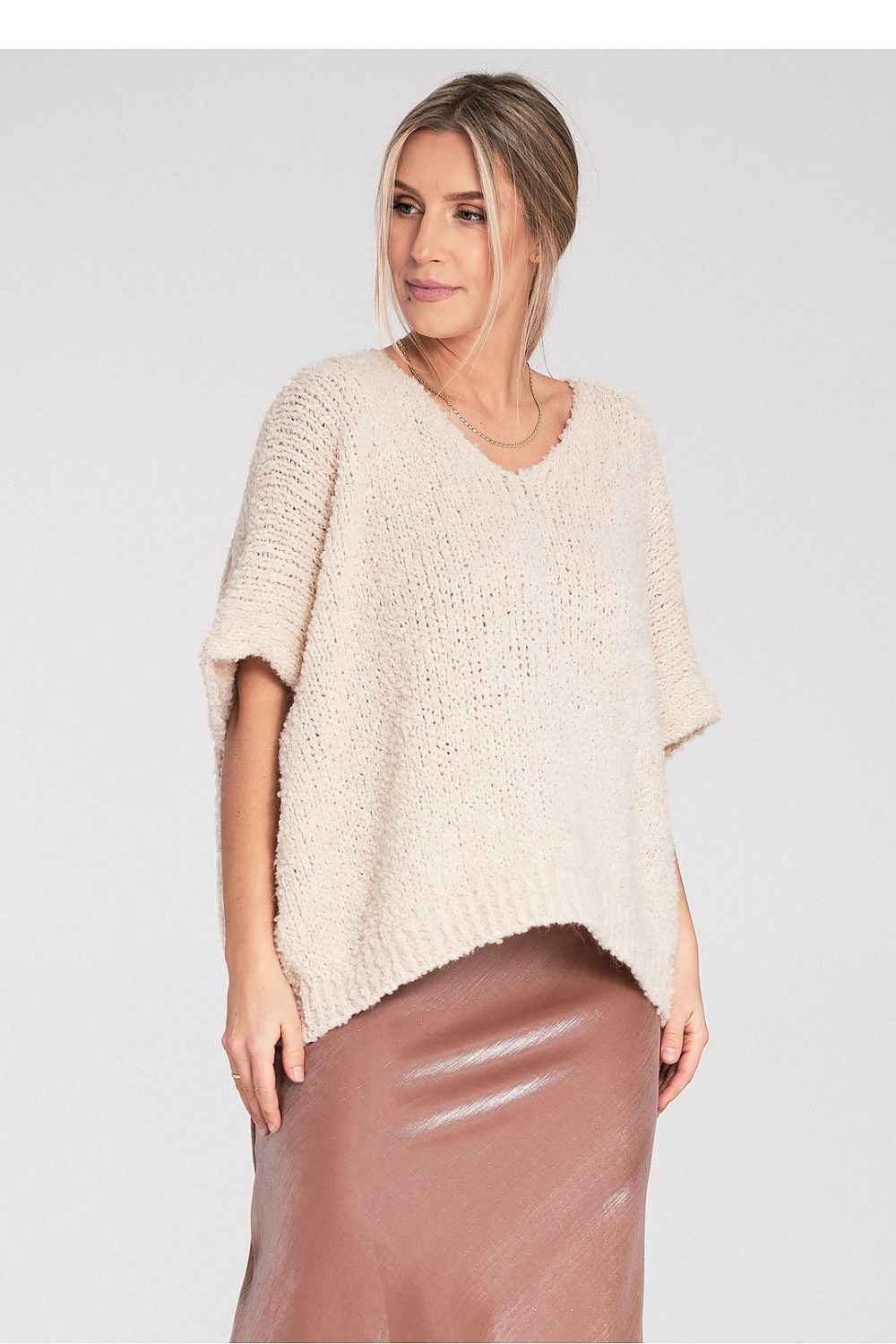 Short sleeve sweater Figl
