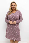 Plus Size Nightgown Forever Pink