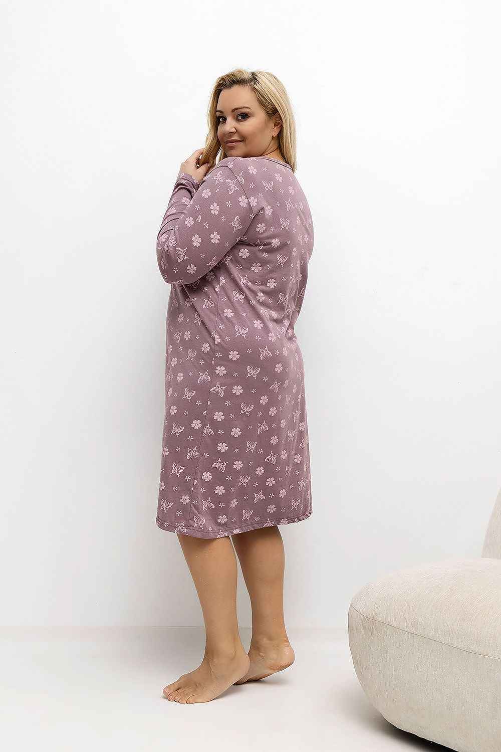 Plus Size Nightgown Forever Pink