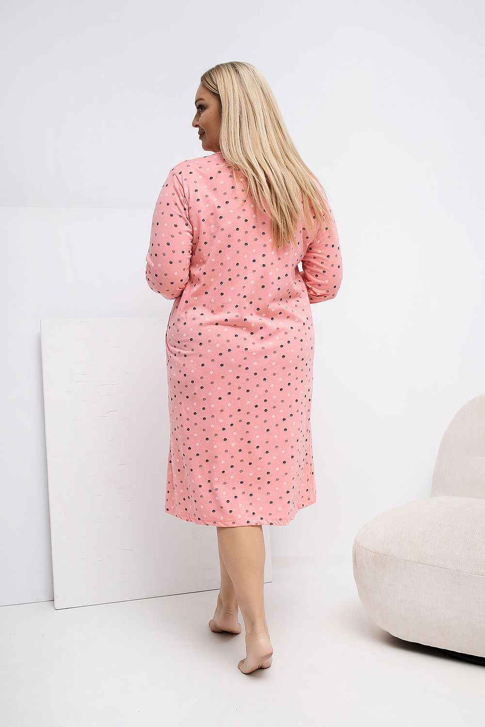 Plus Size Nightgown Forever Pink