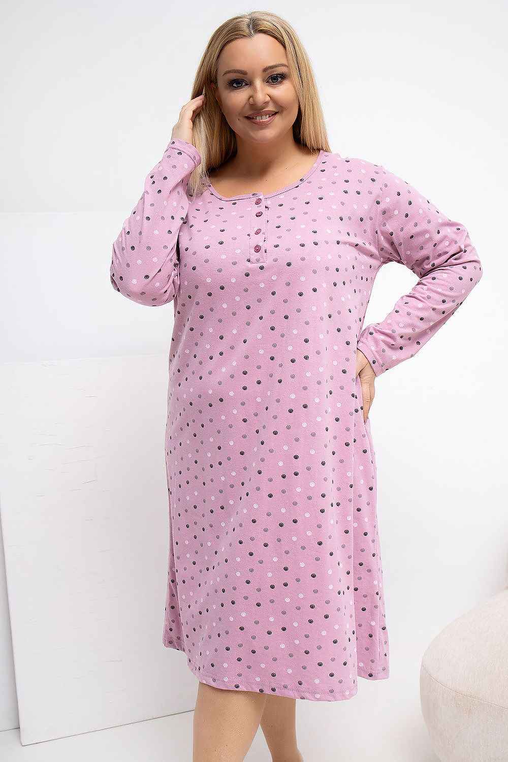 Plus Size Nightgown Forever Pink
