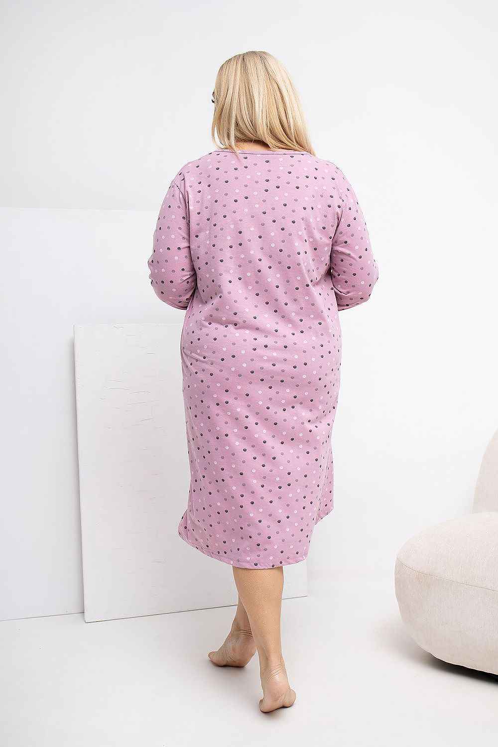Plus Size Nightgown Forever Pink