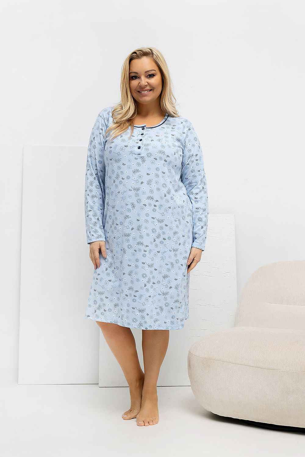 Plus Size Nightgown Forever Pink