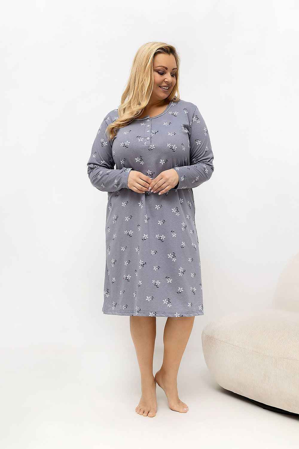 Plus Size Nightgown Forever Pink