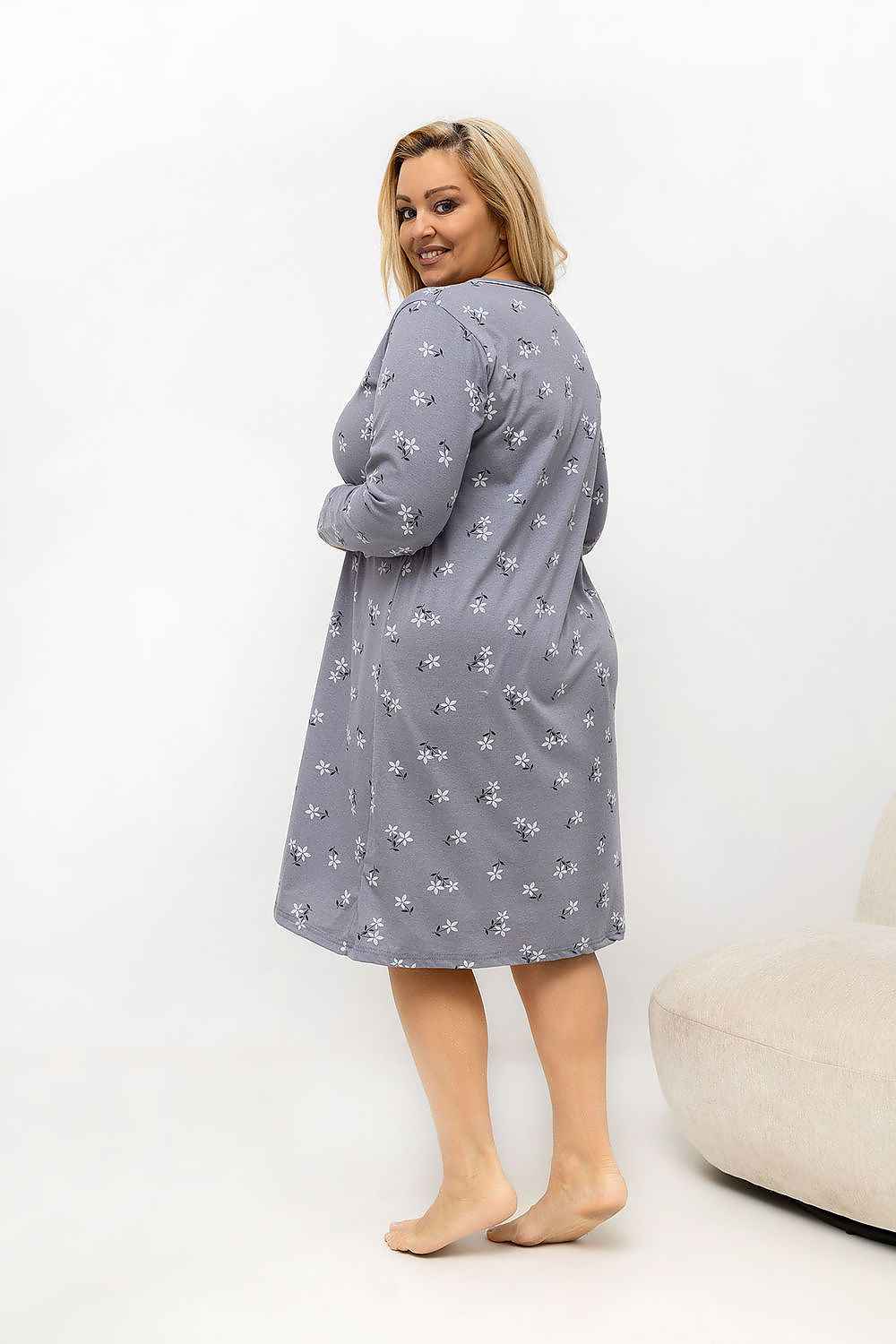 Plus Size Nightgown Forever Pink