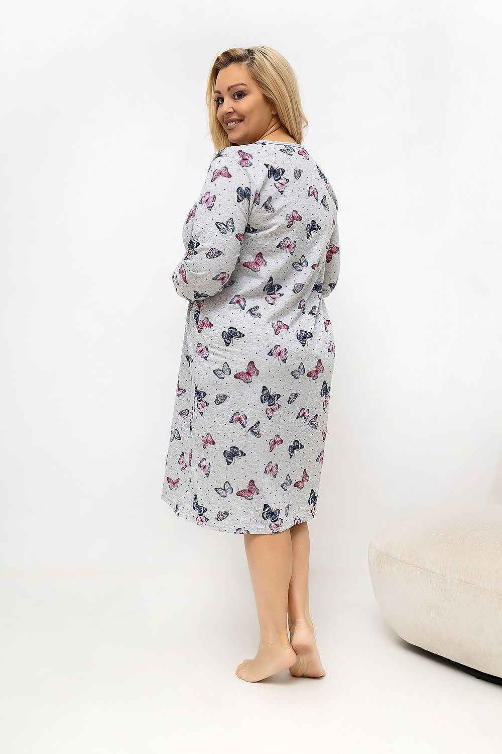 Plus Size Nightgown Forever Pink