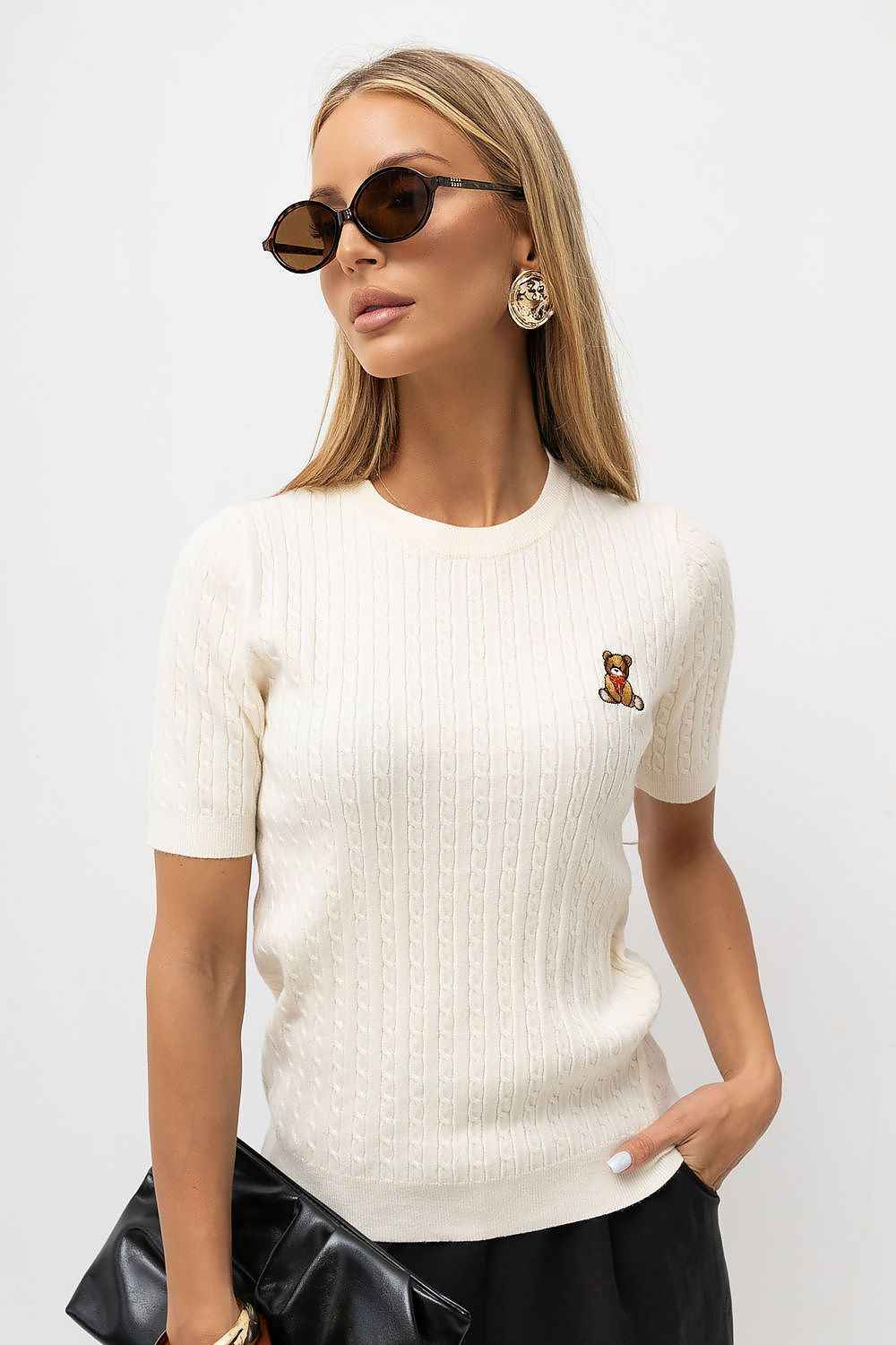 Short sleeve sweater Italy Moda