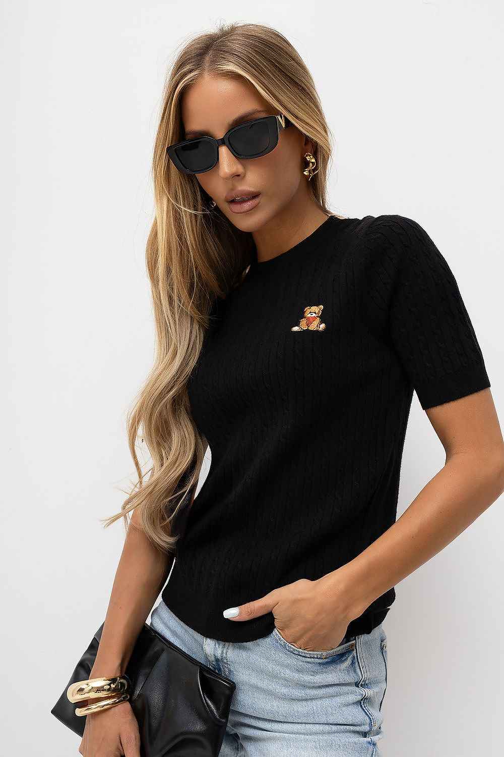 Short sleeve sweater Italy Moda