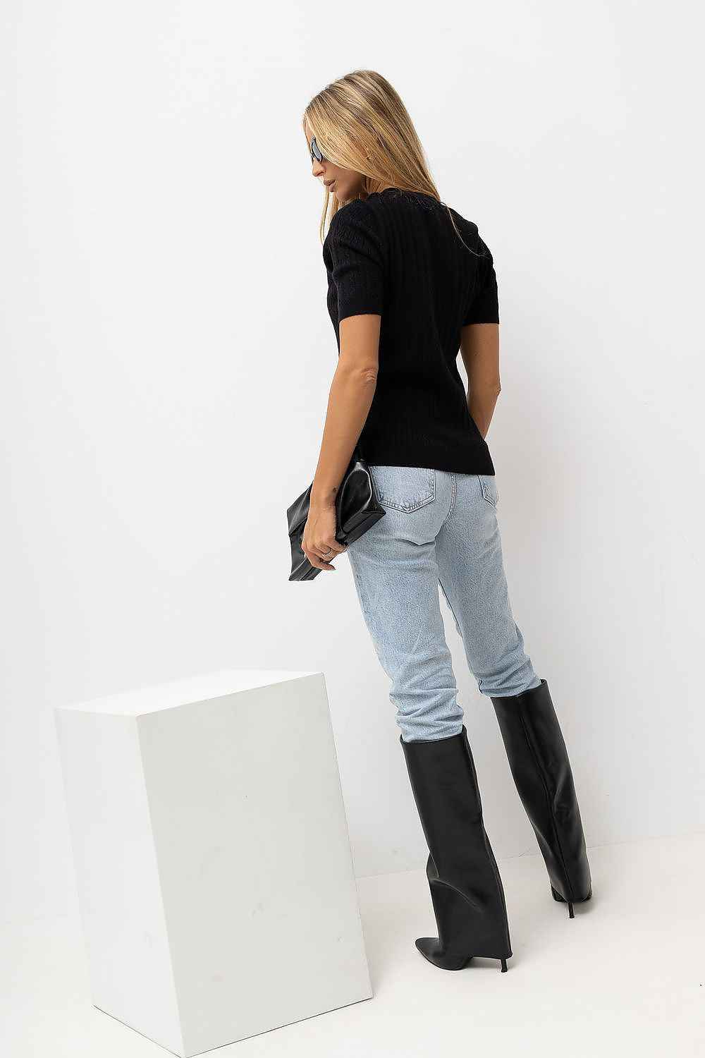 Short sleeve sweater Italy Moda