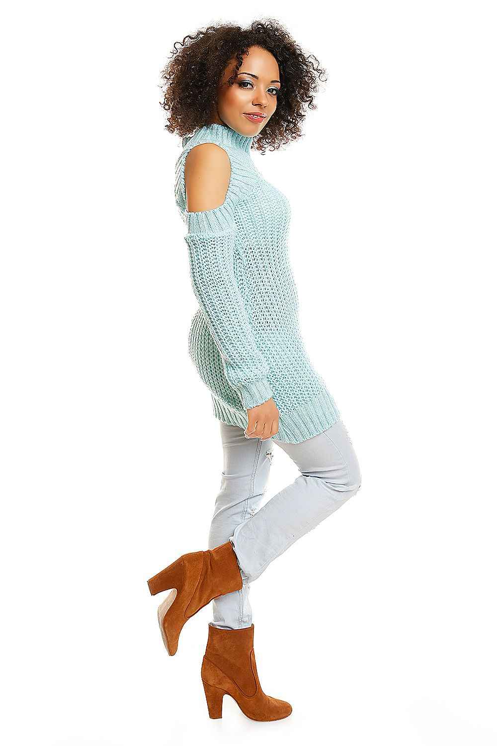Hard-knitted jumper PeeKaBoo