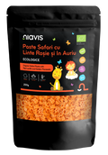 Paste Safari cu Linte Rosie si In Auriu Pentru Copii Ecologice 250g