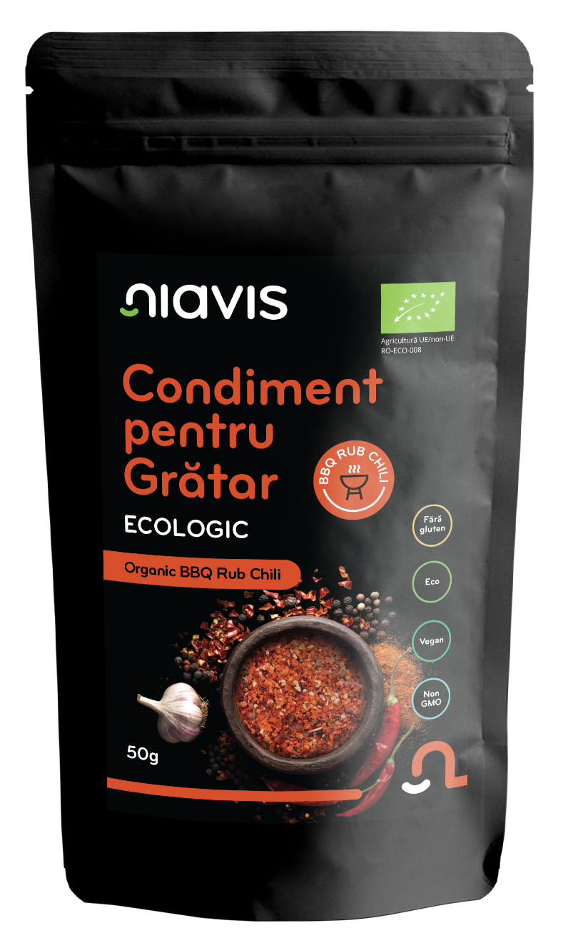 Condiment Pentru Gratar Ecologic/BIO 50g
