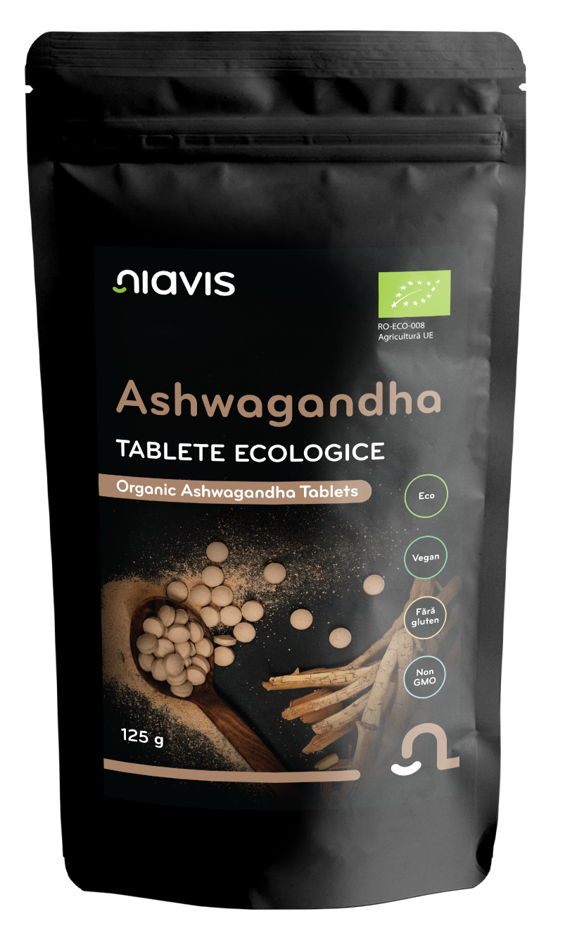 Ashwagandha Tablete Ecologice/BIO 125g - Adaptogen Natural pentru Echilibru