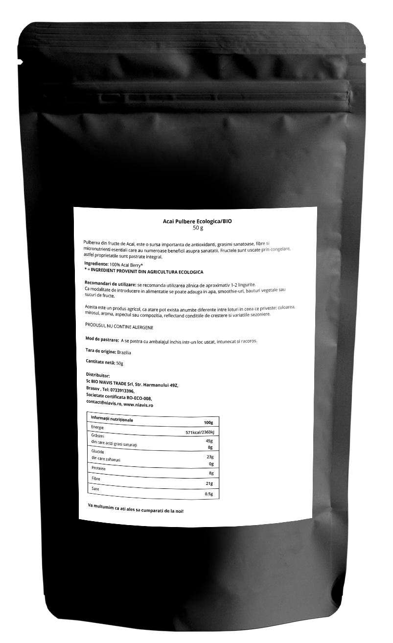 Acai Pulbere Ecologica/BIO 50g